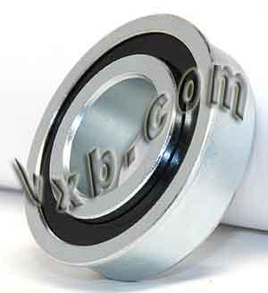 Flanged Wheel Ball Bearing - 1/2" ID x 1-1/8" OD