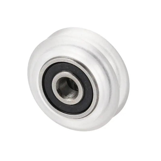 V Shape Linear Motion Guideway 4x24x10mm Clear Track V-Slot Profile Roller Bearing