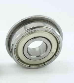 WOBF87 ZZX محمل محمي مزود بشفة 1/4" × 3/8" × 1/8"