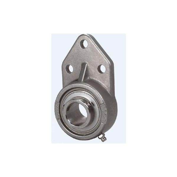 ZUCFB206-30m-PBT Flange Bracket 3 Bolt 30mm Zinc chromate Bearing