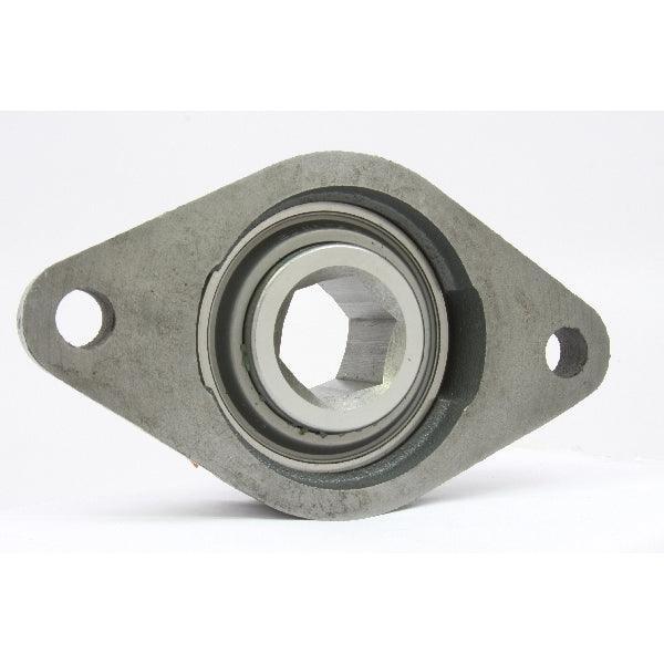 ZUCFT205-14-PBT Flange 2 Bolt Zinc Chromate 7/8 Bearing